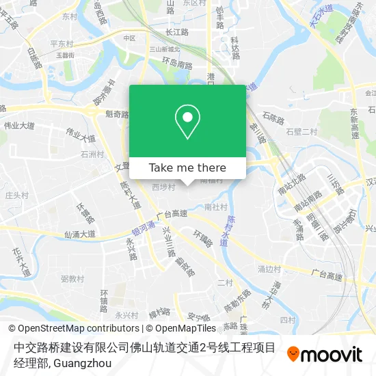 中交路桥建设有限公司佛山轨道交通2号线工程项目经理部 map