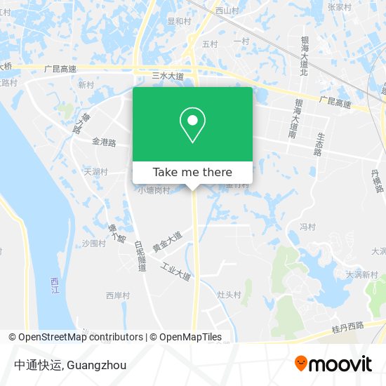 中通快运 map