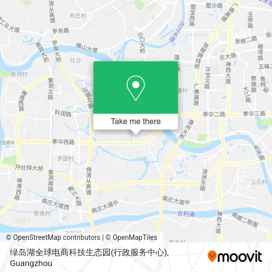 绿岛湖全球电商科技生态园(行政服务中心) map