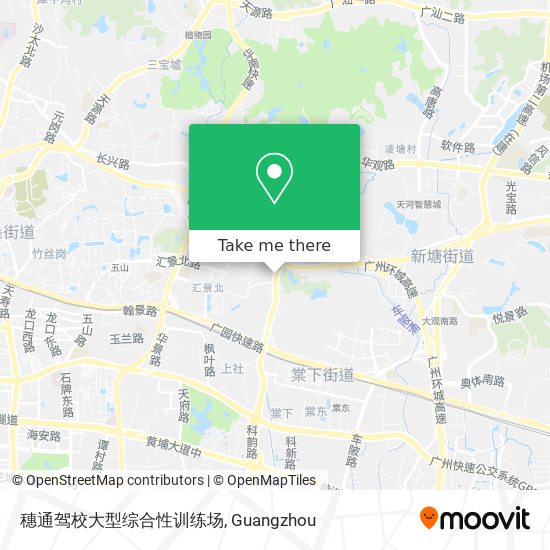 穗通驾校大型综合性训练场 map