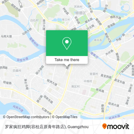 罗家疯狂鸡脚(容桂店原青年路店) map
