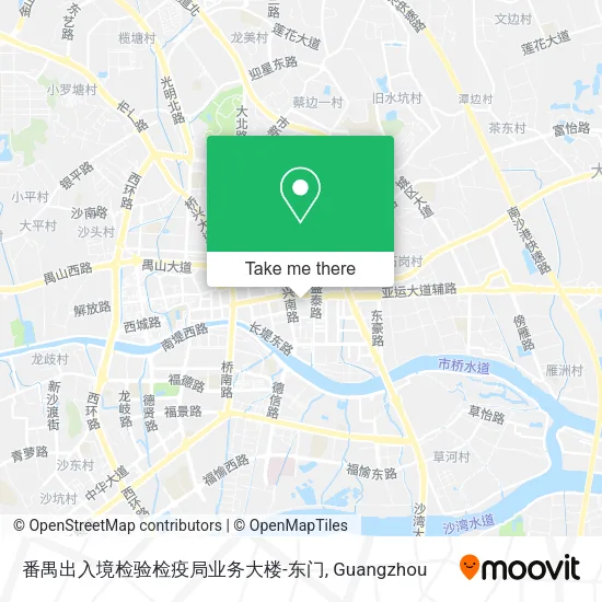 番禺出入境检验检疫局业务大楼-东门 map