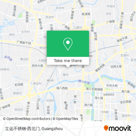 立远不锈钢-西北门 map