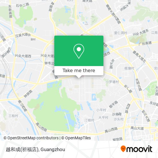 越和成(祈福店) map