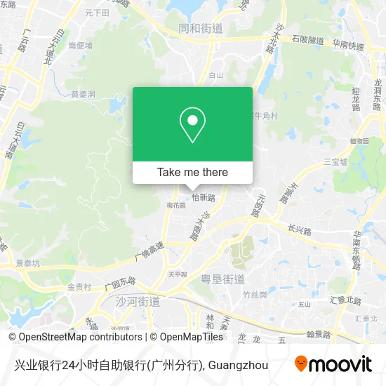 兴业银行24小时自助银行(广州分行) map