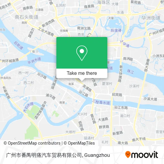 广州市番禺明痛汽车贸易有限公司 map
