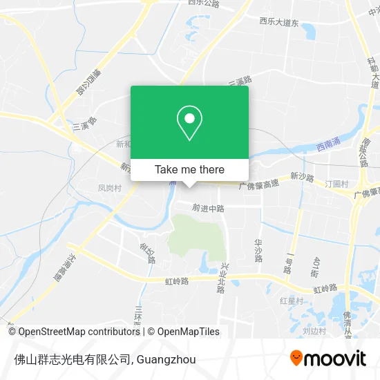 佛山群志光电有限公司 map