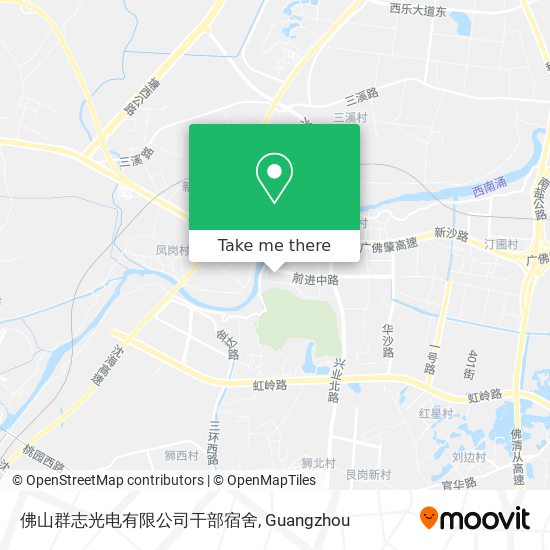佛山群志光电有限公司干部宿舍 map