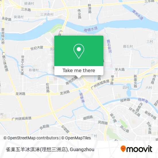 雀巢五羊冰淇淋(理想三洲店) map