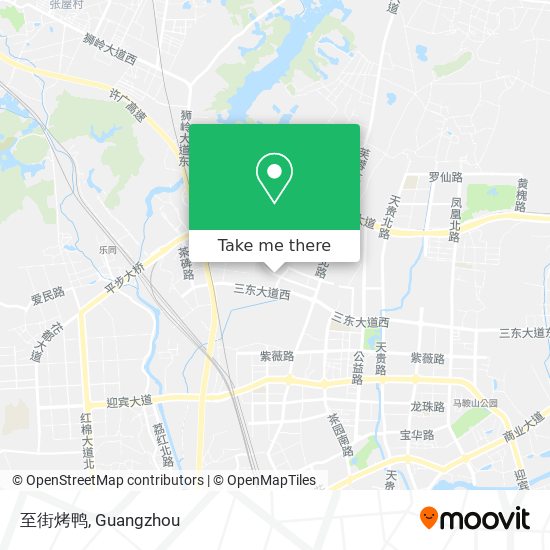 至街烤鸭 map