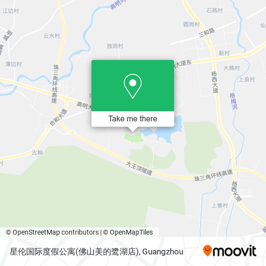 星伦国际度假公寓(佛山美的鹭湖店) map