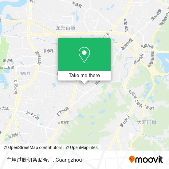 广坤过胶切条贴合厂 map