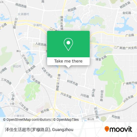 泽佳生活超市(罗穆路店) map