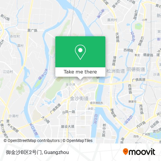 御金沙B区2号门 map