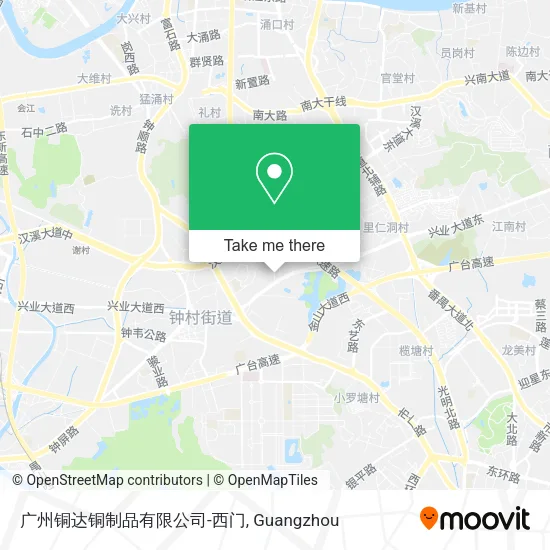 广州铜达铜制品有限公司-西门 map