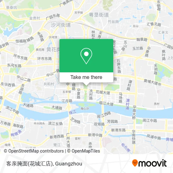 客亲腌面(花城汇店) map