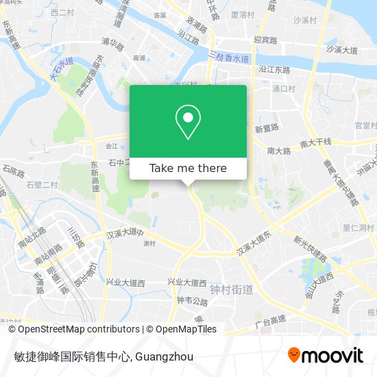 敏捷御峰国际销售中心 map