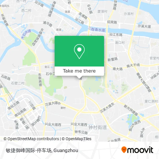 敏捷御峰国际-停车场 map