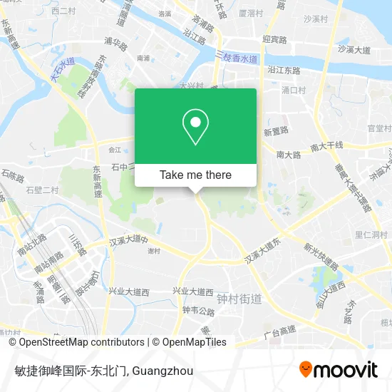 敏捷御峰国际-东北门 map