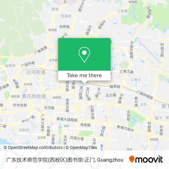 广东技术师范学院(西校区)图书馆-正门 map