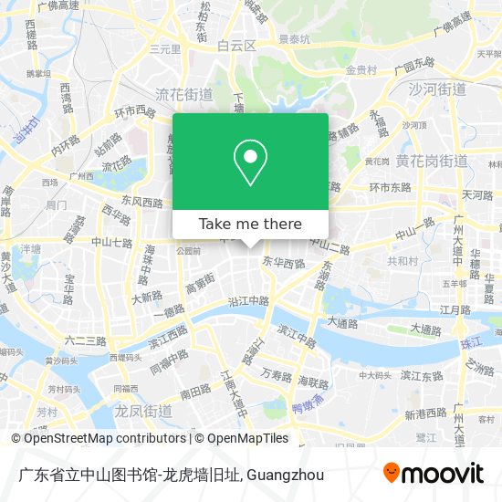 广东省立中山图书馆-龙虎墙旧址 map