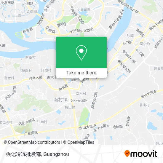 强记冷冻批发部 map