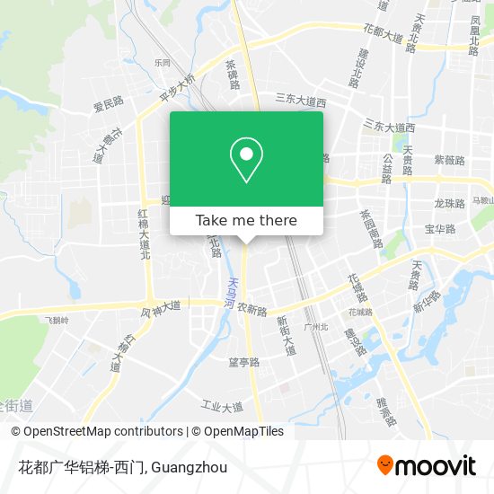 花都广华铝梯-西门 map
