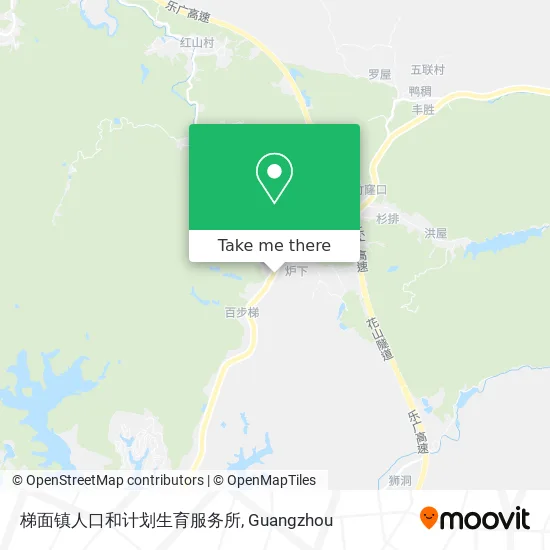 梯面镇人口和计划生育服务所 map
