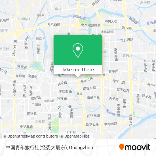 中国青年旅行社(经委大厦东) map