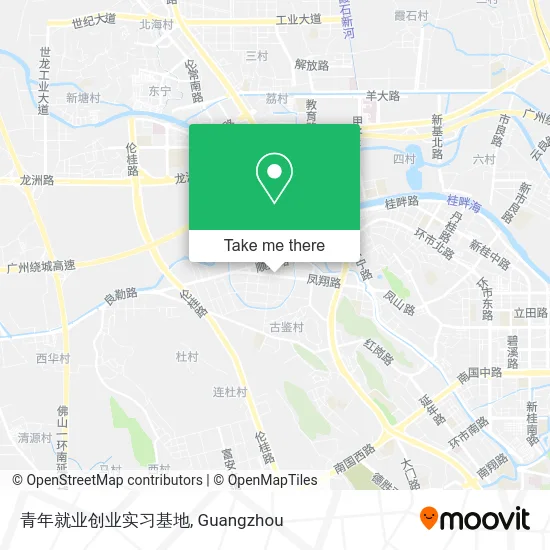 青年就业创业实习基地 map