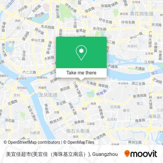 美宜佳超市(美宜佳（海珠基立南店）) map