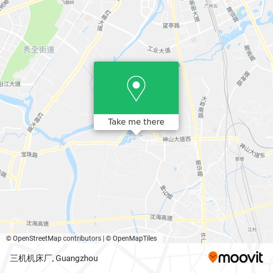 三机机床厂 map
