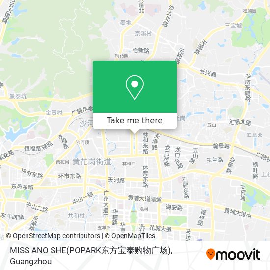 MISS ANO SHE(POPARK东方宝泰购物广场) map