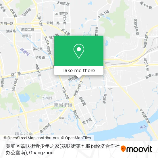 黄埔区荔联街青少年之家(荔联街第七股份经济合作社办公室南) map