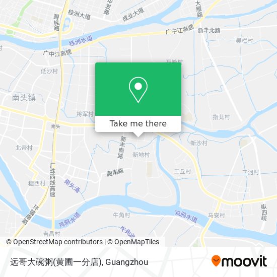 远哥大碗粥(黄圃一分店) map