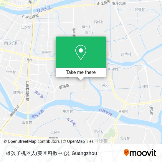 雄孩子机器人(黄圃科教中心) map