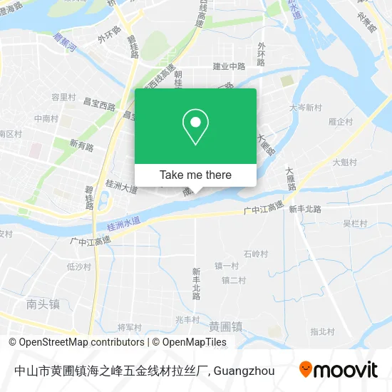 中山市黄圃镇海之峰五金线材拉丝厂 map