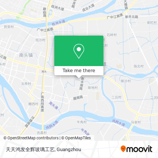 天天鸿发全辉玻璃工艺 map