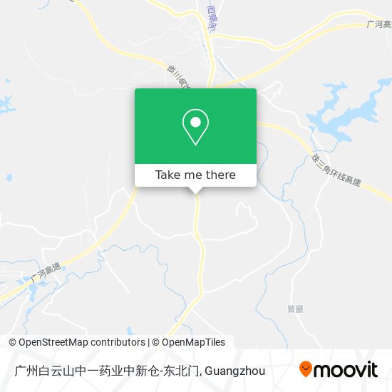 广州白云山中一药业中新仓-东北门 map