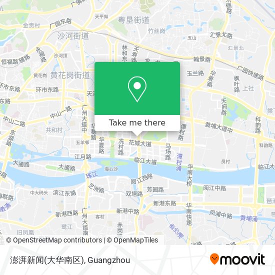 澎湃新闻(大华南区) map