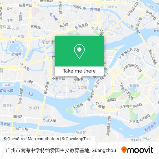 广州市南海中学特约爱国主义教育基地 map