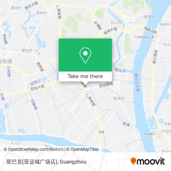 星巴克(亚运城广场店) map