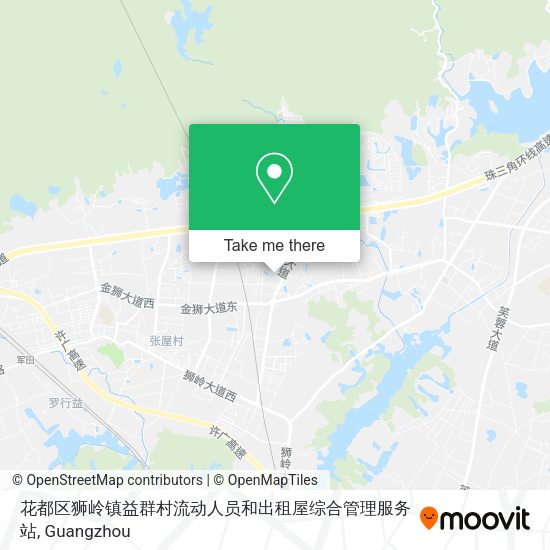 花都区狮岭镇益群村流动人员和出租屋综合管理服务站 map