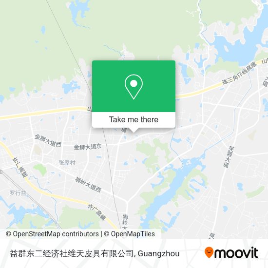 益群东二经济社维天皮具有限公司 map
