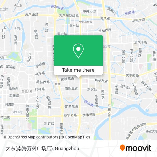 大东(南海万科广场店) map