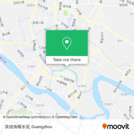 英德海螺水泥 map