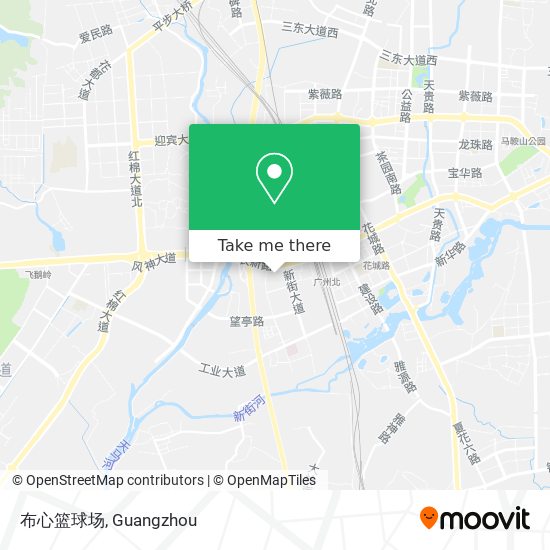 布心篮球场 map