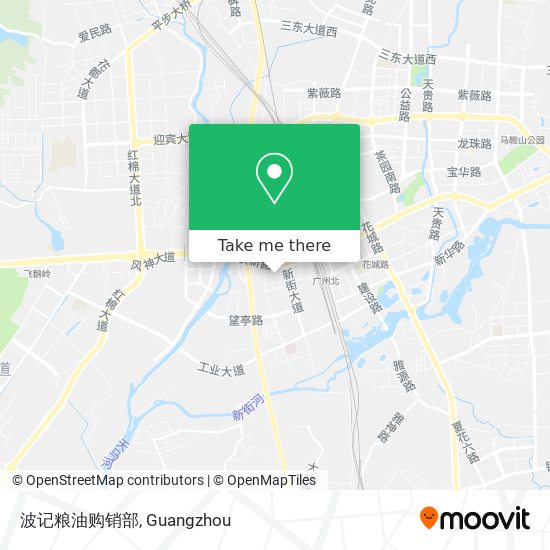 波记粮油购销部 map