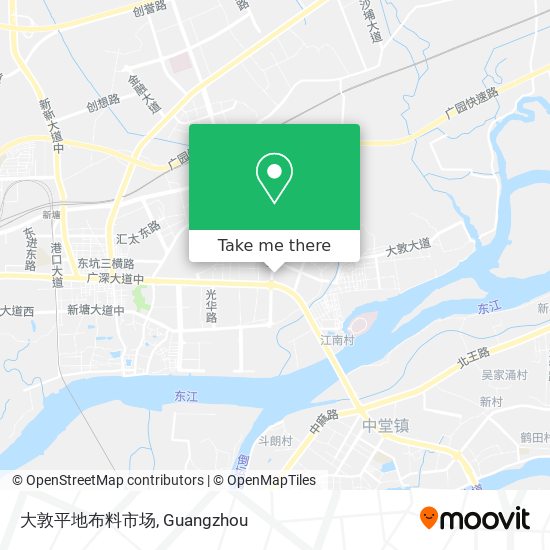 大敦平地布料市场 map