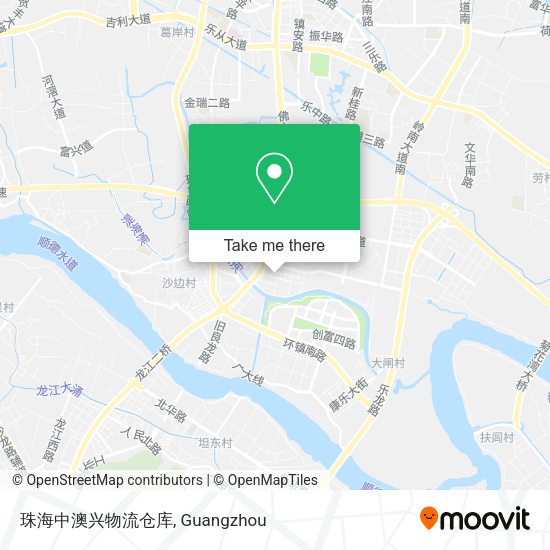 珠海中澳兴物流仓库 map